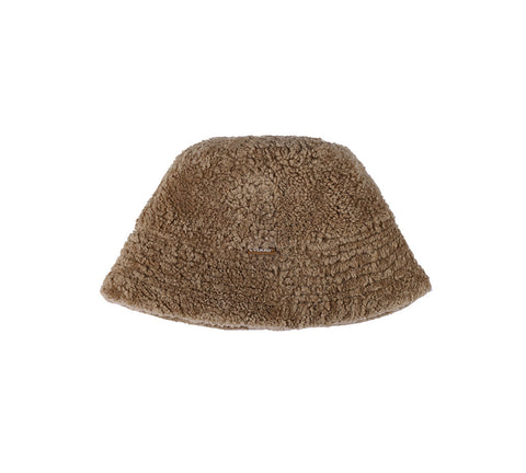 EVERAU® Fluffy Sheepskin Wool Bucket Hat Cloude