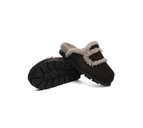 AUSTRALIAN SHEPHERD® UGG Slippers Sheepskin Wool Shearling Lined Remi