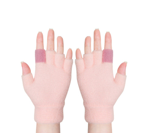 EVERAU® Fingerless Ultra Plush Knit Ewe Gloves