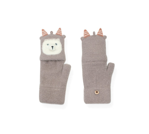 EVERAU® Fingerless Ultra Plush Knit Ewe Gloves