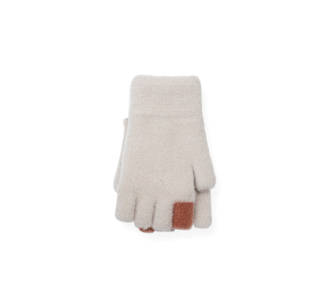 EVERAU® Fingerless Ultra Plush Knit Ewe Gloves