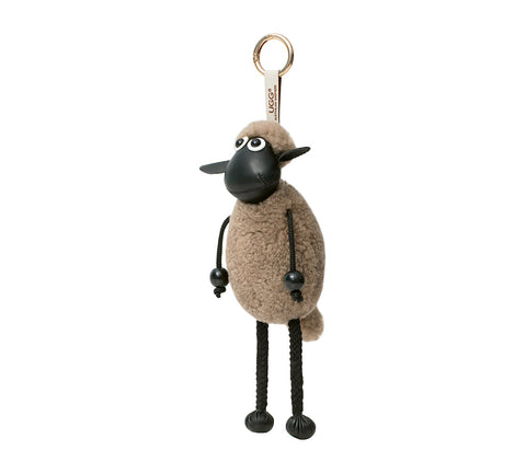 AUSTRALIAN SHEPHERD® Fluffy Sheepskin Wool Sheep Keyrings