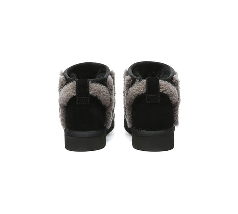 AUSTRALIAN SHEPHERD® UGG Boots Sheepskin Wool Shearling Lined Ankle Ultra Mini Darby