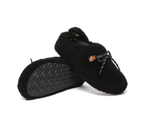 AUSTRALIAN SHEPHERD® UGG Slippers Women Curly Sheepskin Wool Slingback Barrett