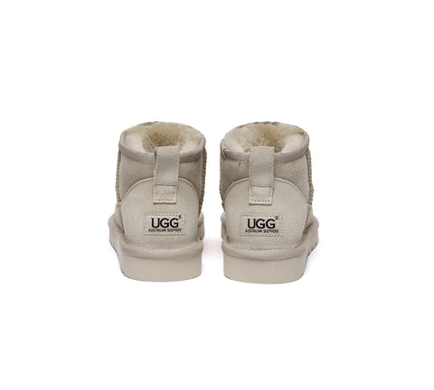 AUSTRALIAN SHEPHERD® UGG Boots Sheepskin Wool Ankle Mini Jade