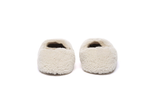 EVERAU® UGG Slippers Women Curly Sheepskin Wool Elastic Lucina