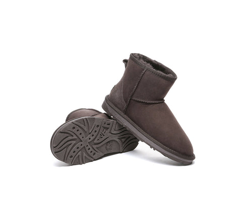 UGG EVERAU® UGG Boots Double Faced Sheepskin Wool Ankle Mini Classic