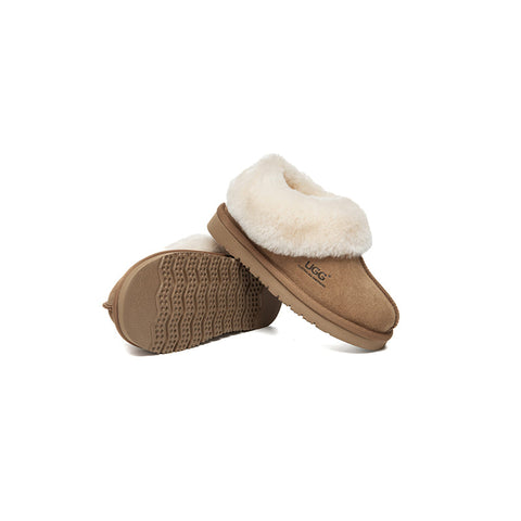 AUSTRALIAN SHEPHERD® UGG Slippers Kids Sheepskin Wool Ankle Homey - UGG EXPRESS