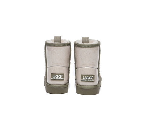 Australian Shepherd® Kids Ugg Boots Clear Waterproof and Shearling Coated Classic