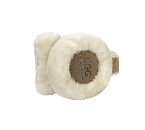 AUSTRALIAN SHEPHERD® UGG Kids Adjustable Sheepskin Wool Earmuff Connie