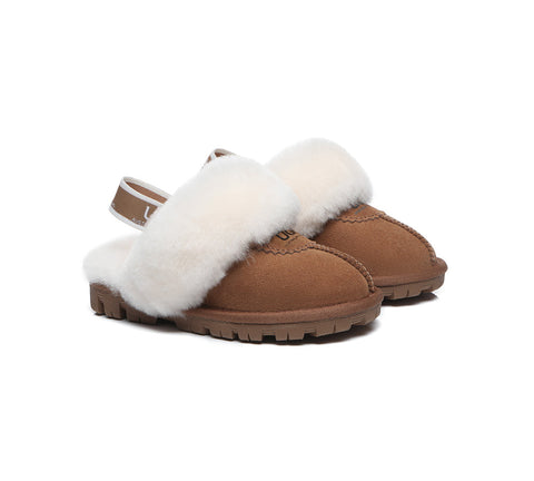 Australian Shepherd®  Kids Slingback UGG Slipper Kids Waffle Plus