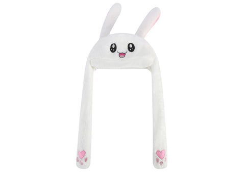 Moving Ear Bunny Plush Hat