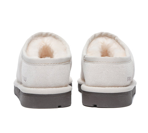 EVERAU® Women Sheepskin Slippers Ultra Puffer