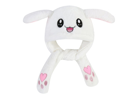 Moving Ear Bunny Plush Hat