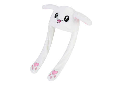 Moving Ear Bunny Plush Hat