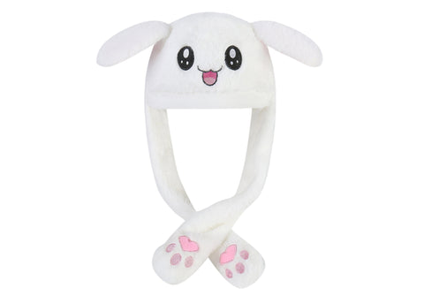 Moving Ear Bunny Plush Hat