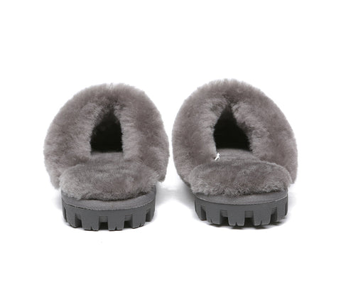 AUSTRALIAN SHEPHERD® UGG Double Face Sheepskin Wool Slippers Suzie Scuff