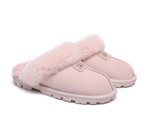 AUSTRALIAN SHEPHERD® UGG Double Face Sheepskin Wool Slippers Suzie Scuff