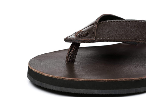 Slippers - AS Murphy Unisex Leather Slides Thong