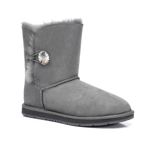 Australian Shepherd® UGG Boots Australian Genuine Sheepskin Short button with Crystal